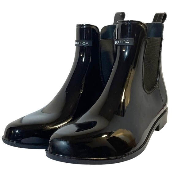 Nautica Ankle Rain Snow Chelsea Boot Winter Waterproof Bootie Women’s Size 10 - Picture 5 of 14